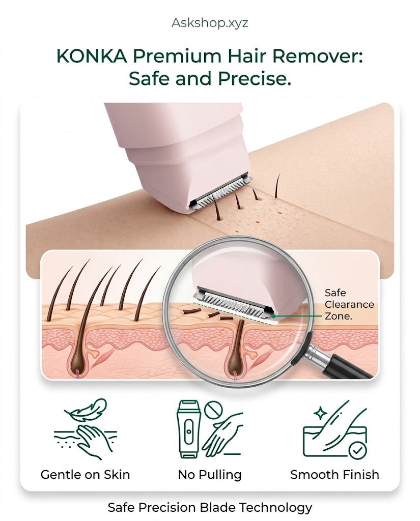 KONKA Premium Hair Remover: Safe and Precise